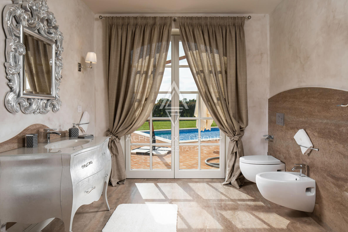 Vabriga, Istria: Elegante villa con piscina e giardino