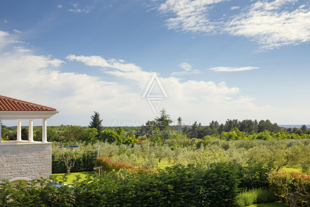 Vabriga, Istria: Elegante villa con piscina e giardino