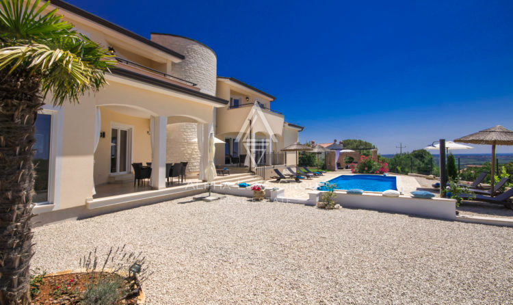 Istria, Parenzo: Villa con vista panoramica mare