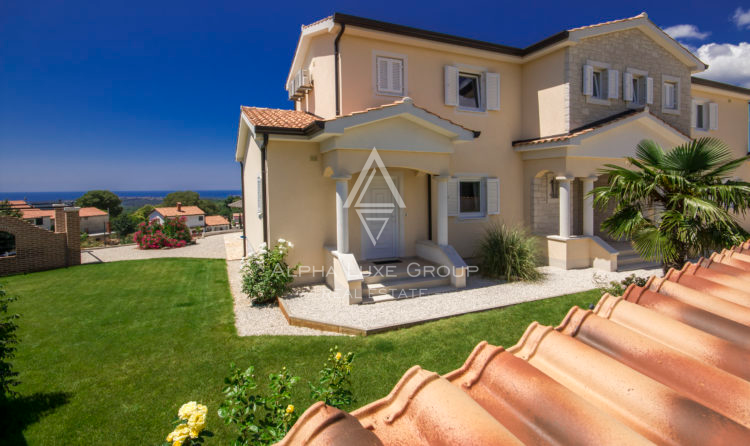 Istria, Parenzo: Villa con vista panoramica mare