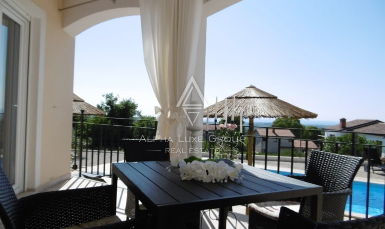 Istria, Parenzo: Villa con vista panoramica mare