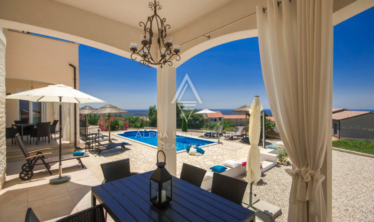 Istria, Parenzo: Villa con vista panoramica mare