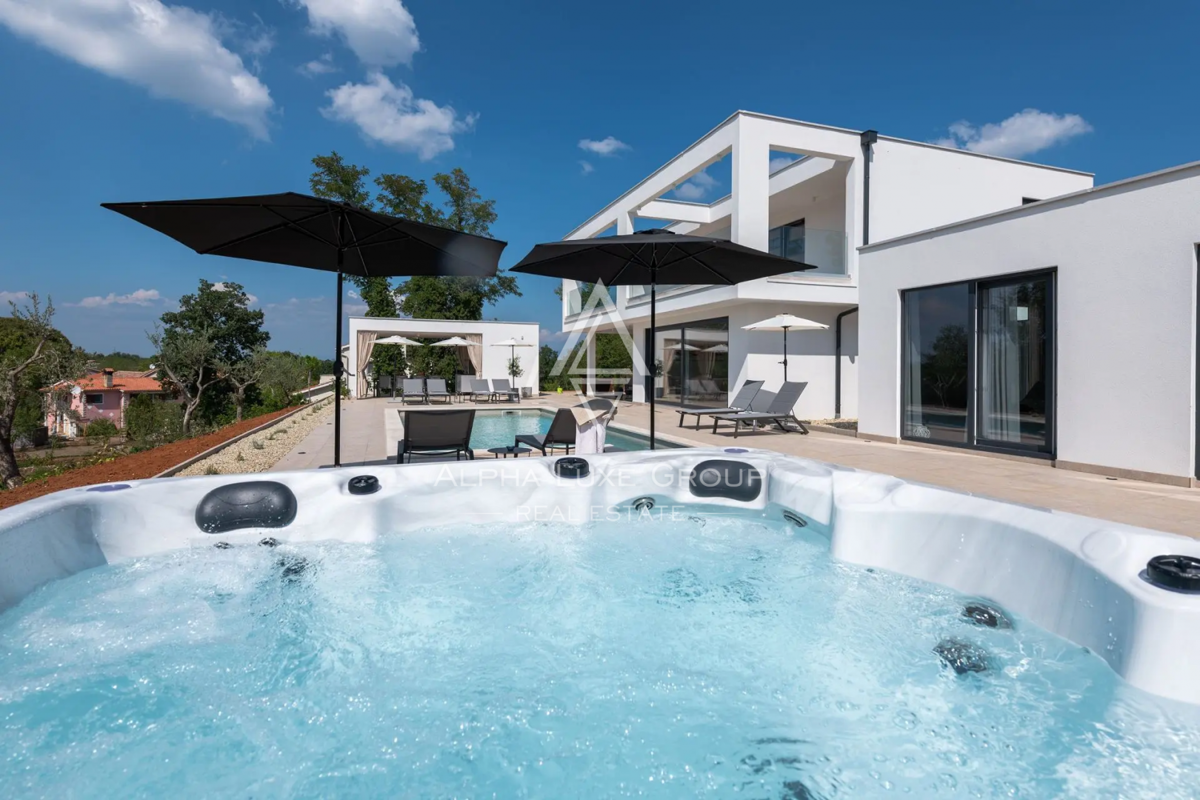 Istria, Labin: Villa di lusso con piscina riscaldata