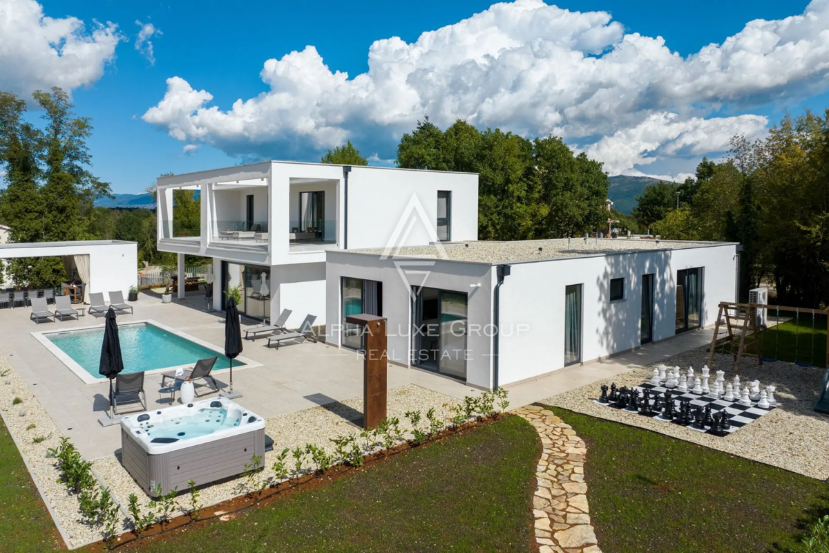 Istria, Labin: Villa di lusso con piscina riscaldata