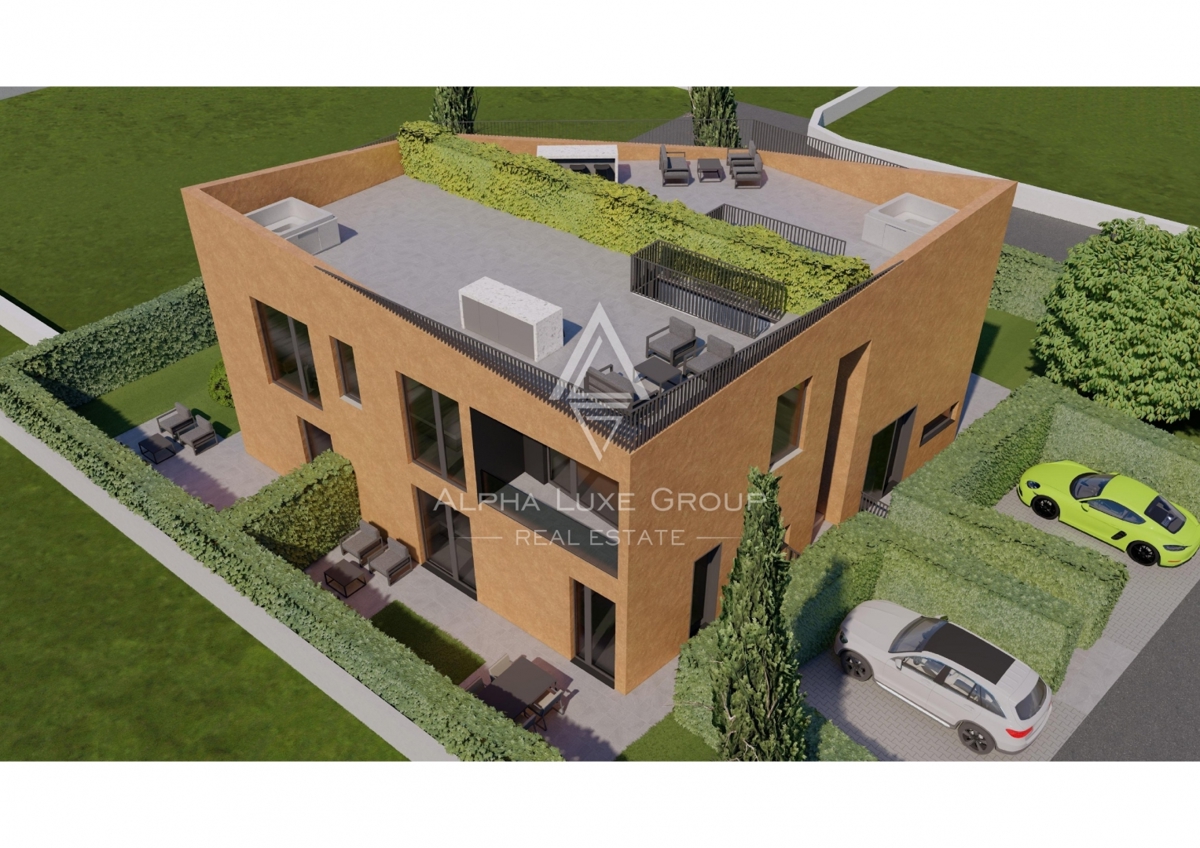 Istria, Poreč – appartamento al piano terra con giardino