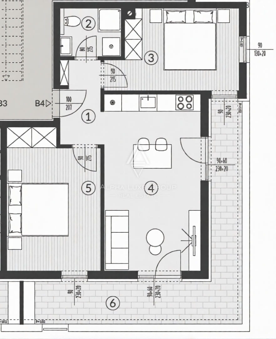 Istria, Pola: Piano terra con 2 posti auto inclusi