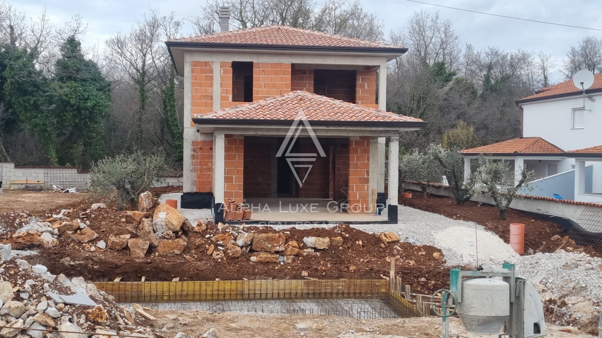 Istria, Parenzo: Villa moderna con piscina vicino mare