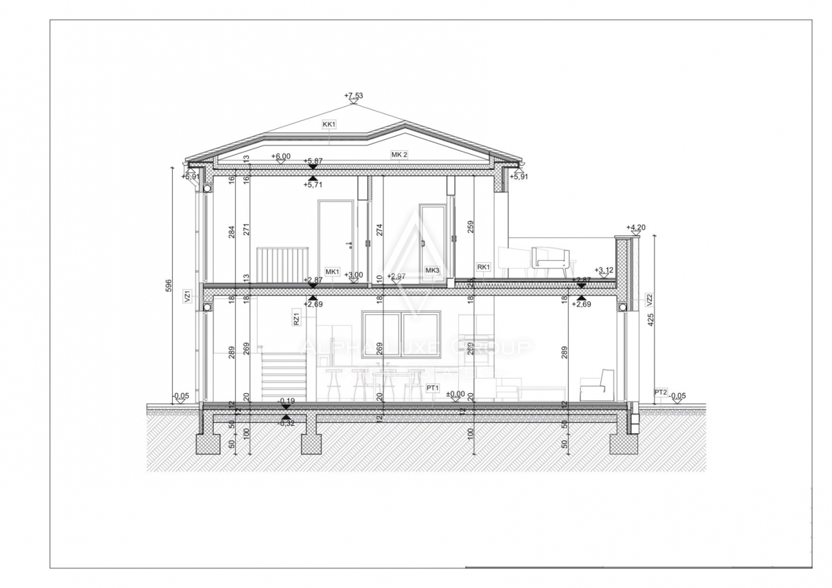 Istria, Sv. Lovreč, Moderna villa di alta qualità con piscina e giardino mediterraneo