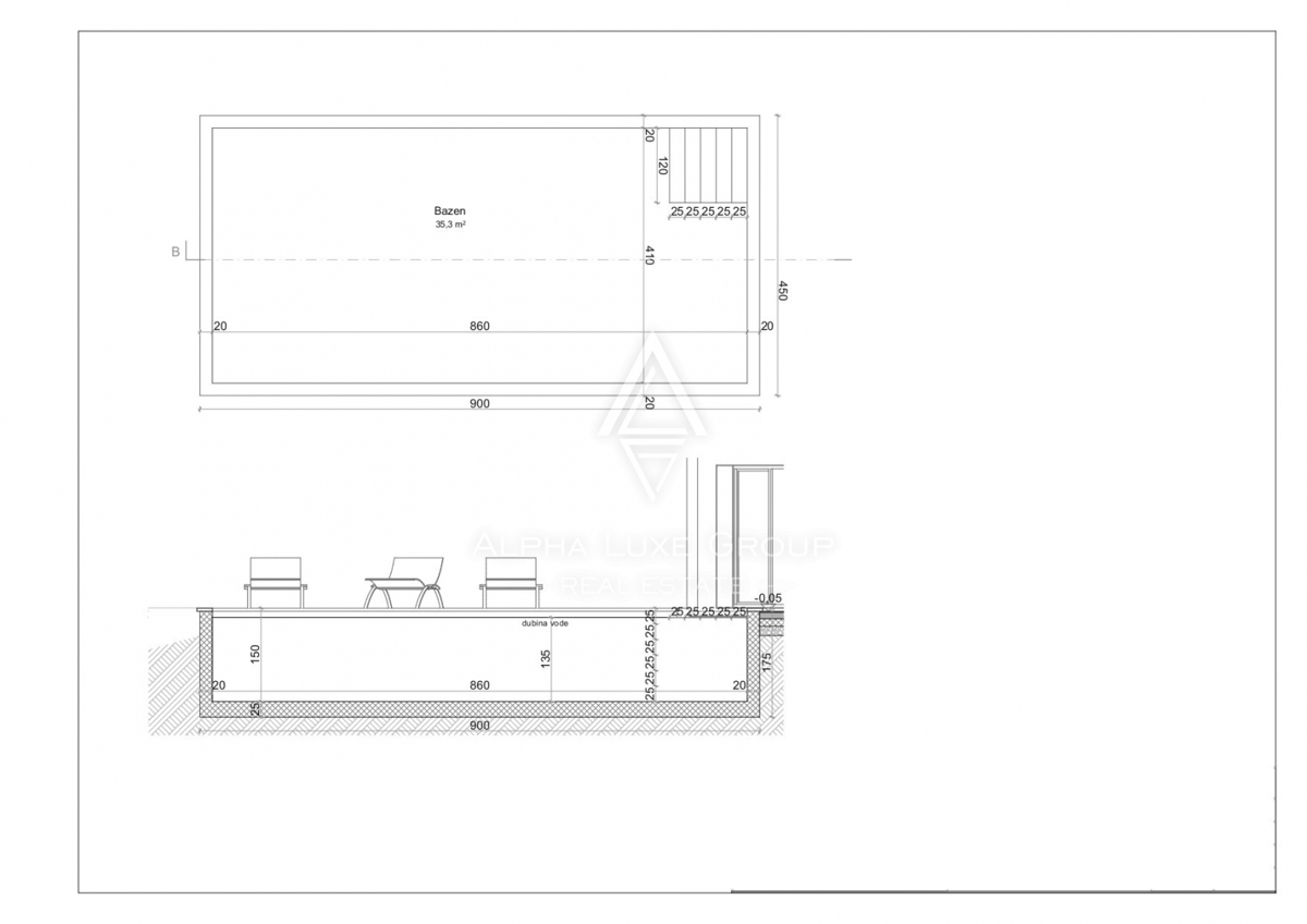 Istria, Sv. Lovreč, Moderna villa di alta qualità con piscina e giardino mediterraneo
