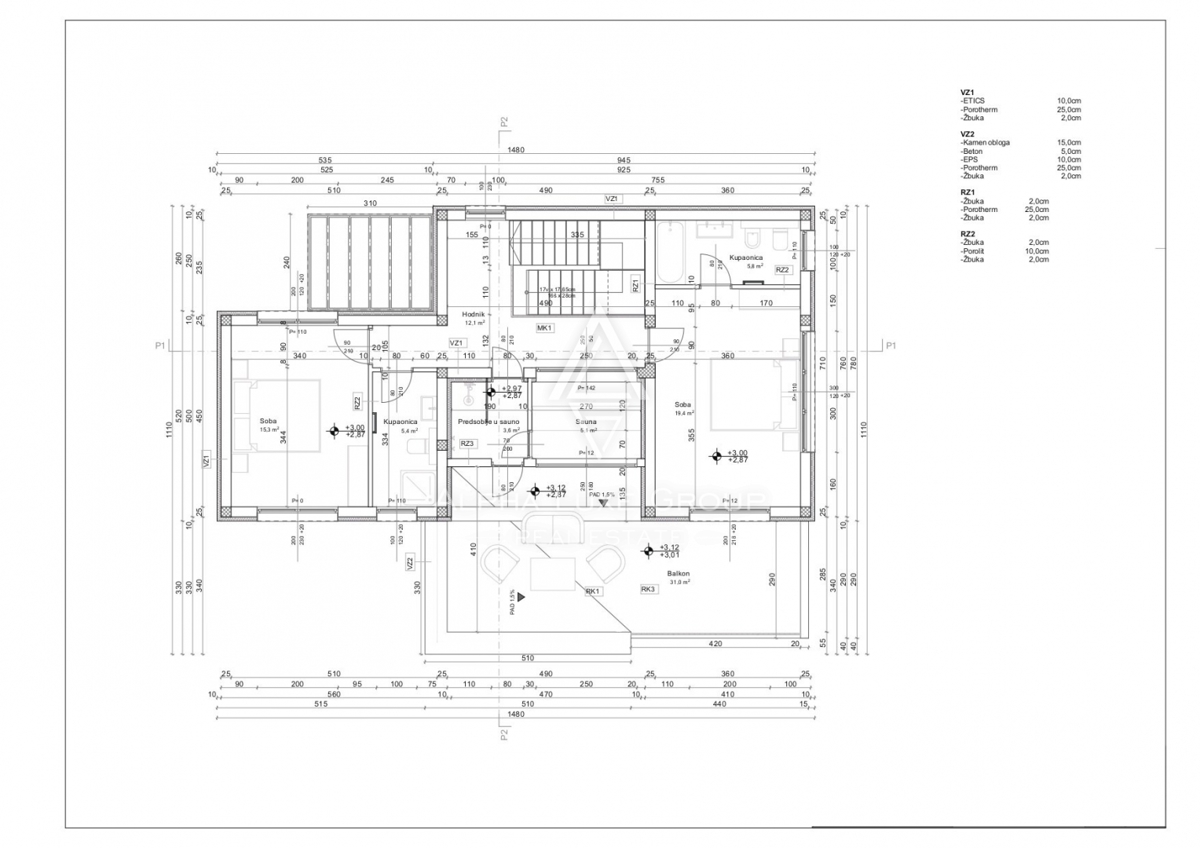 Istria, Sv. Lovreč, Moderna villa di alta qualità con piscina e giardino mediterraneo