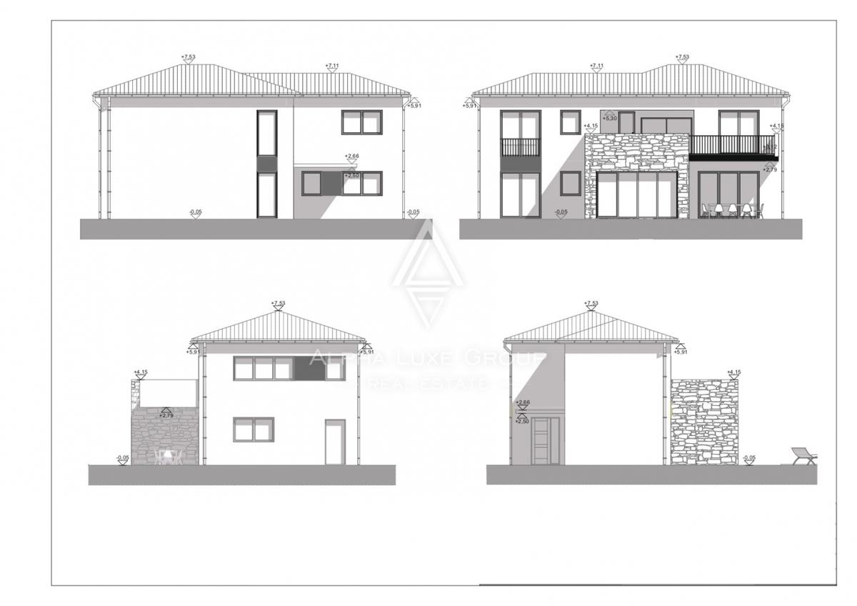Istria, Sv. Lovreč, Moderna villa di alta qualità con piscina e giardino mediterraneo