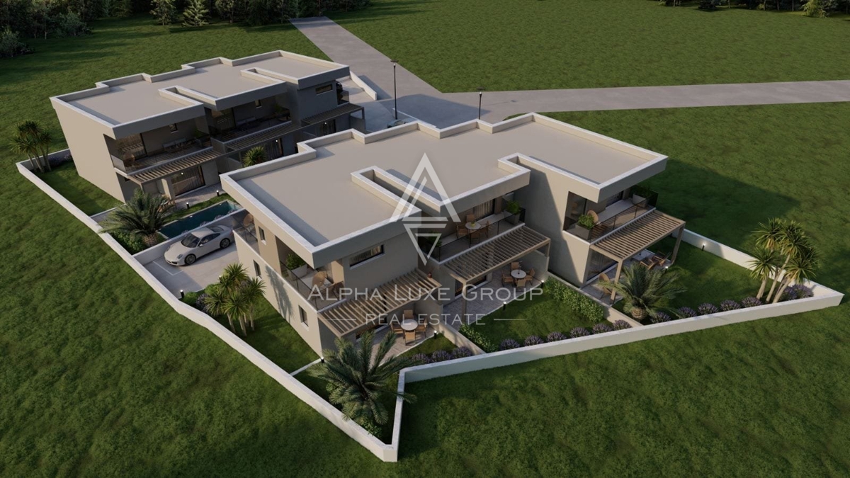 Poreč, Nuova casa a schiera vicino al mare