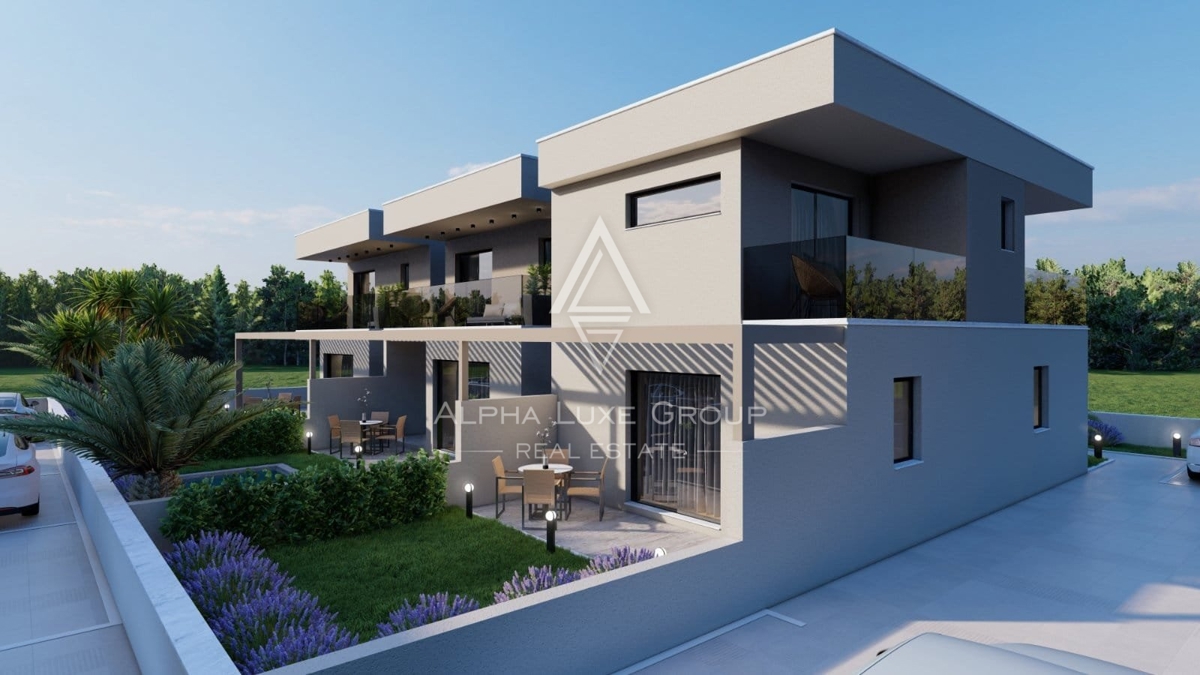 Poreč, Nuova casa a schiera vicino al mare
