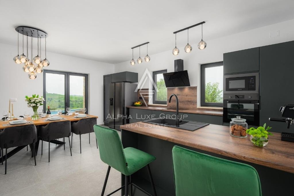 Buje, Istria: Villa di lusso con viste mozzafiato