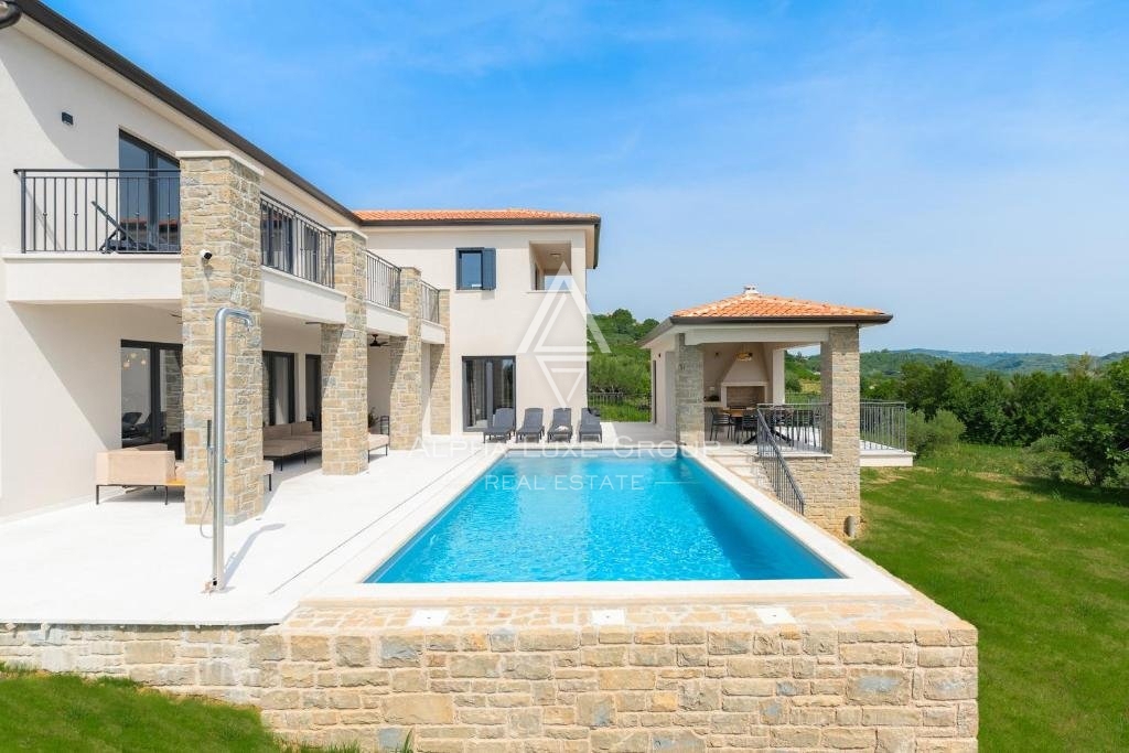 Buje, Istria: Villa di lusso con viste mozzafiato