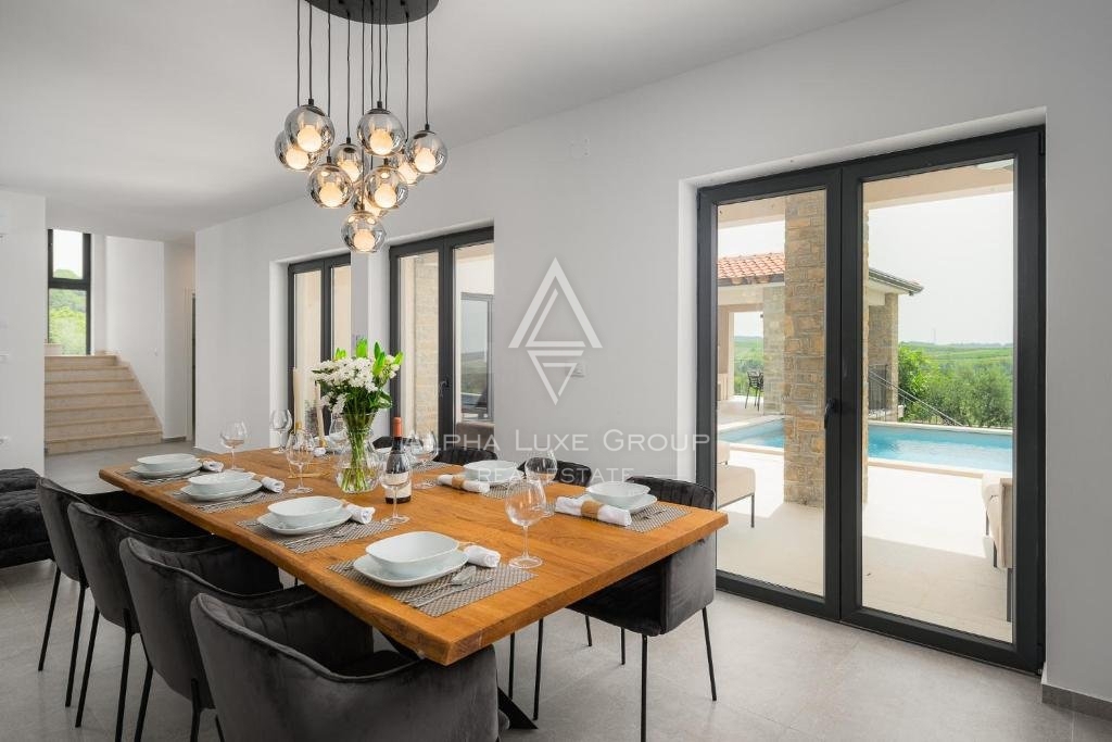 Buje, Istria: Villa di lusso con viste mozzafiato