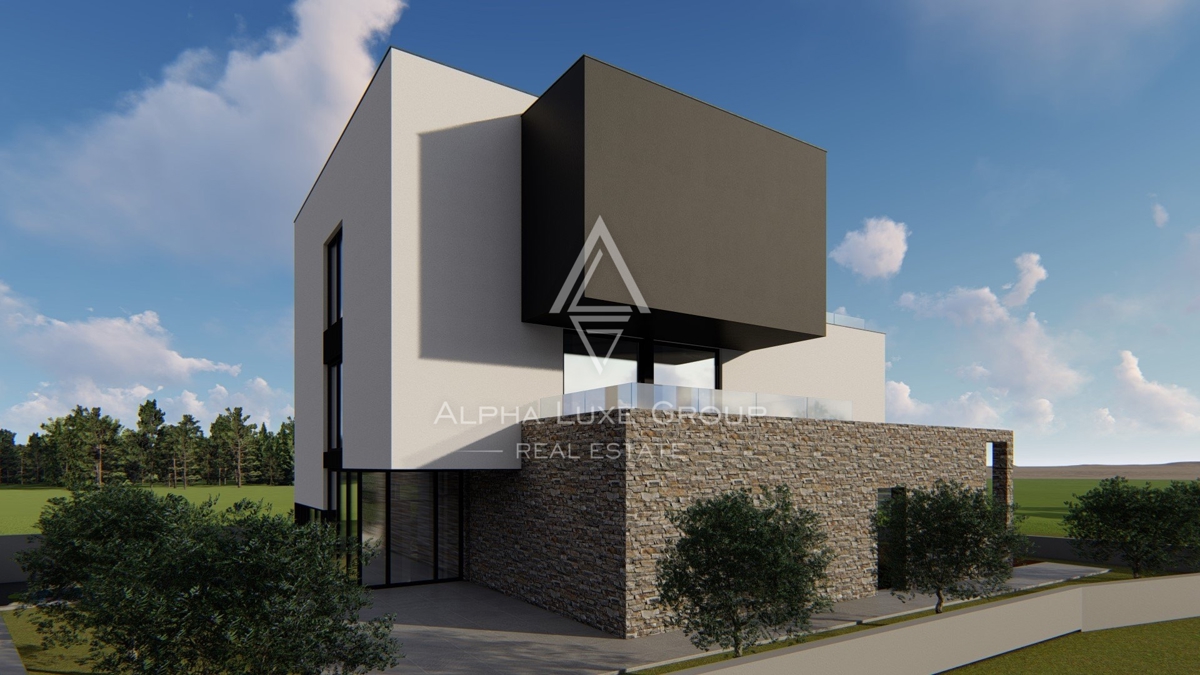 Moderna villa di nuova costruzione con vista panoramica sul mare, Medolino, ISTRIA