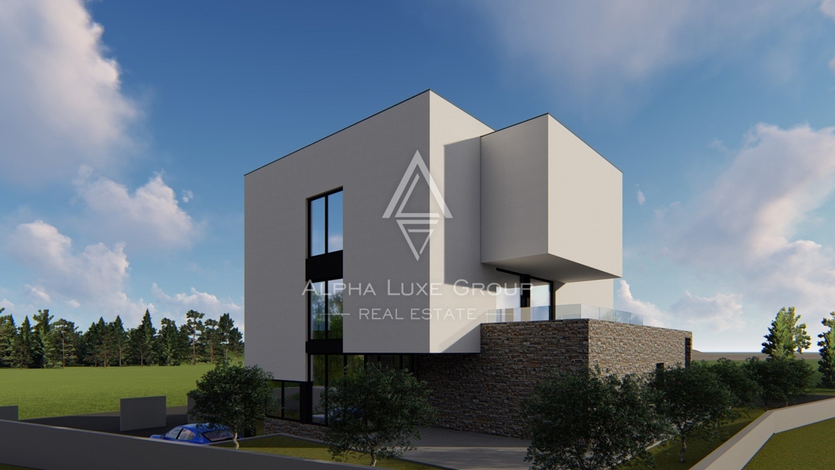 Moderna villa di nuova costruzione con vista panoramica sul mare, Medolino, ISTRIA