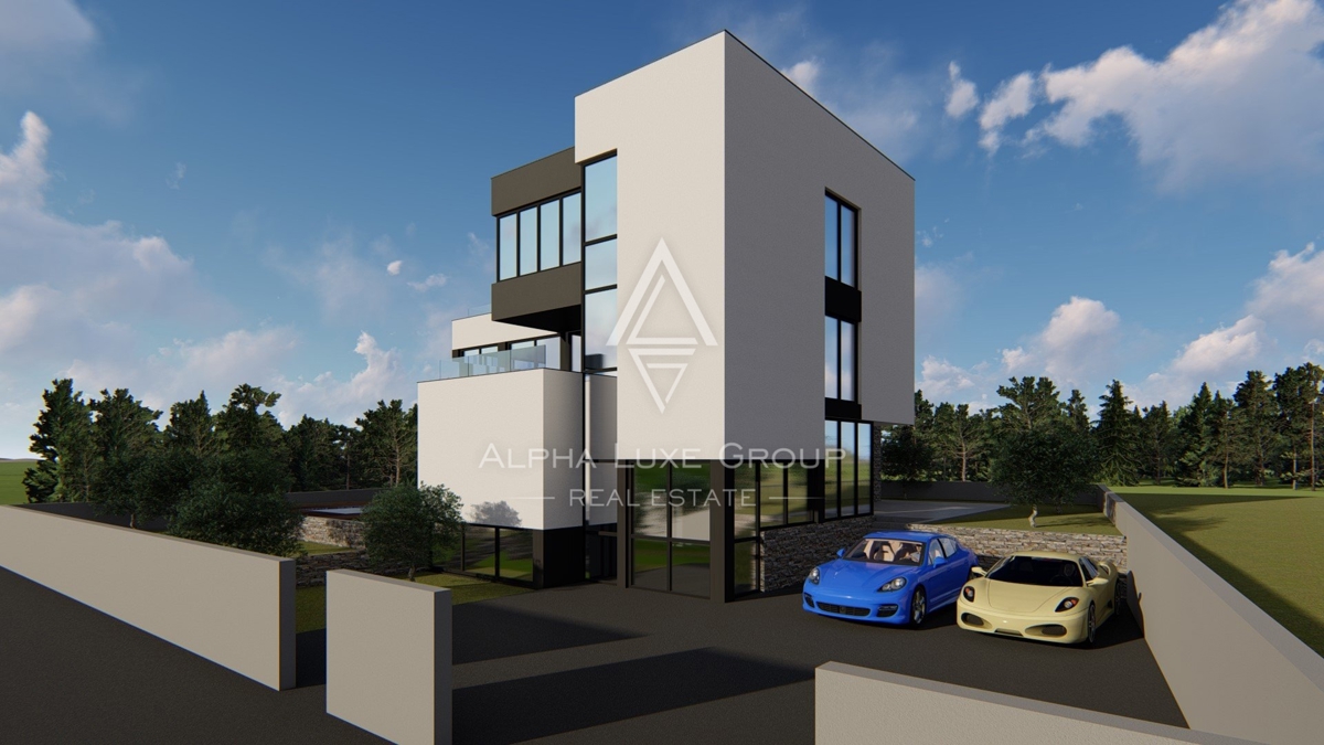 Moderna villa di nuova costruzione con vista panoramica sul mare, Medolino, ISTRIA