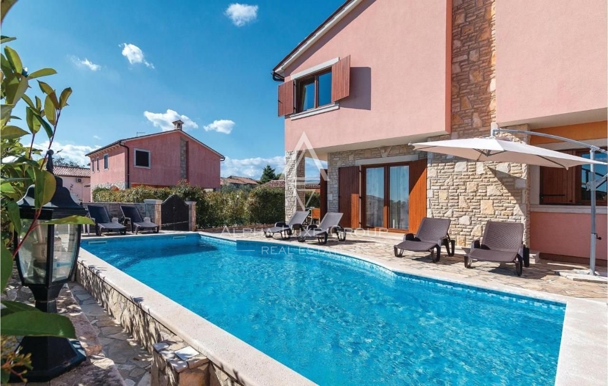 Bella villa con piscina, Istria, Barban