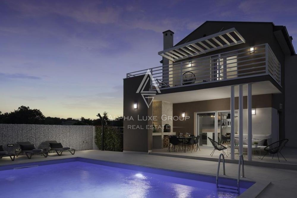 Villa moderna con piscina, istria, svetvinčenat