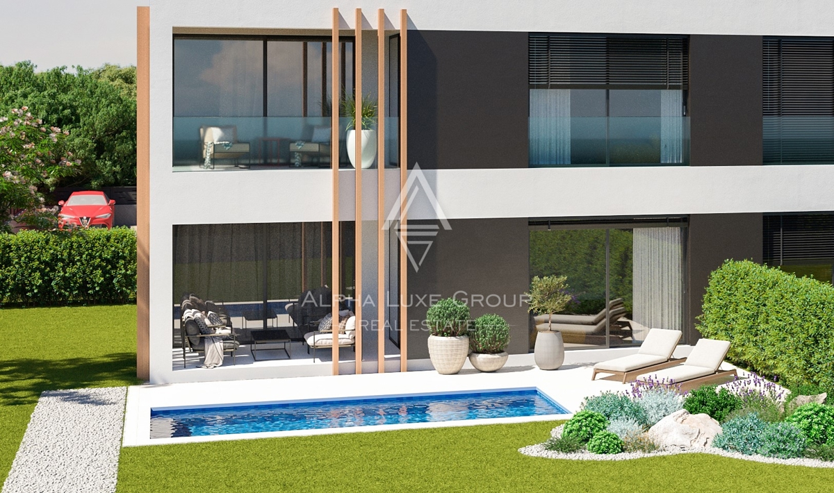 Rovigno, Istria: Elegante duplex con ampia terrazza