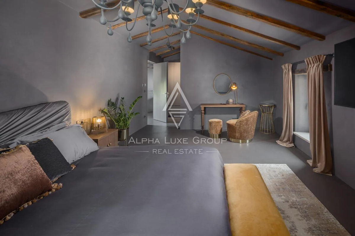 Istria, Poreč: Moderna casa in pietra vicino costa