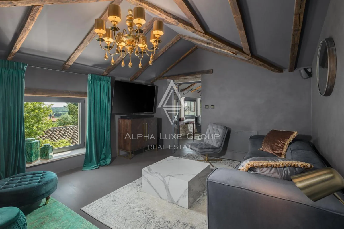 Istria, Poreč: Moderna casa in pietra vicino costa