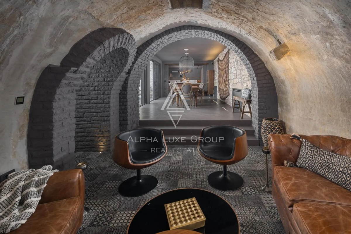 Istria, Poreč: Moderna casa in pietra vicino costa