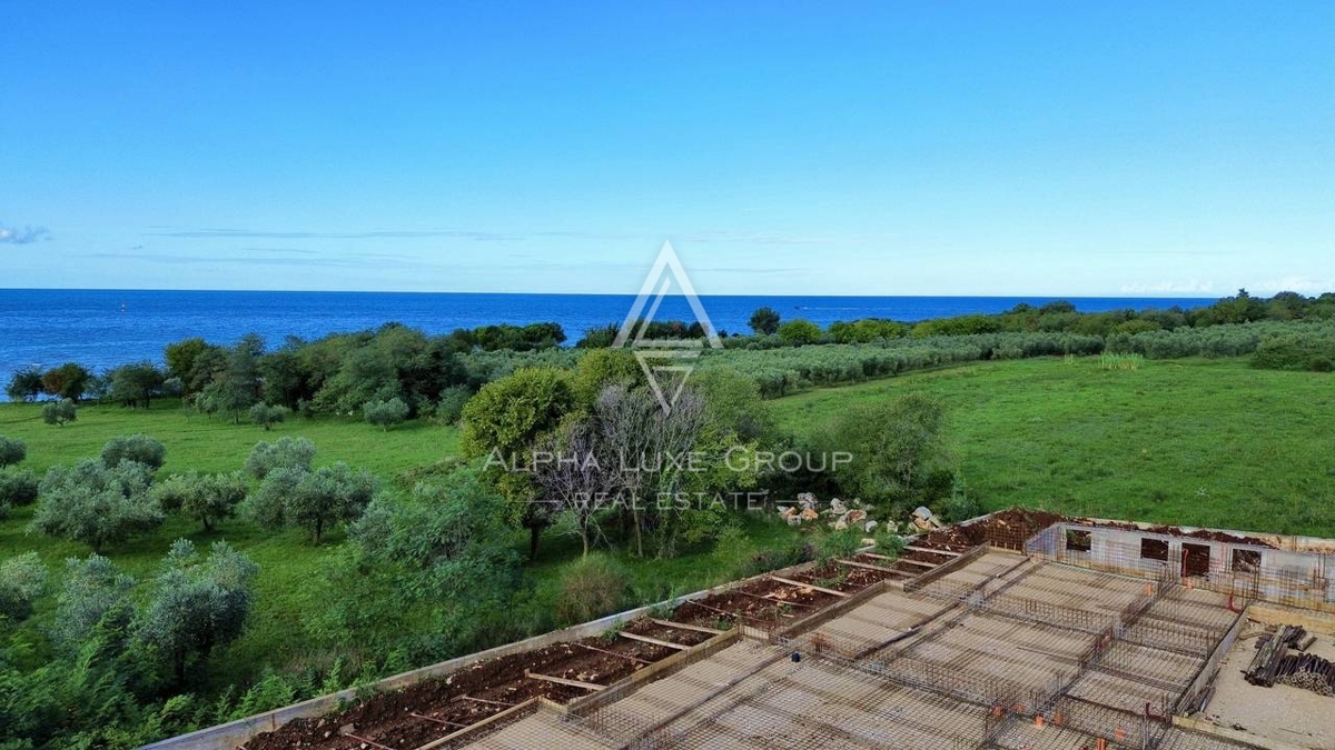 Istria, Salvore: Moderne case fronte mare con vista