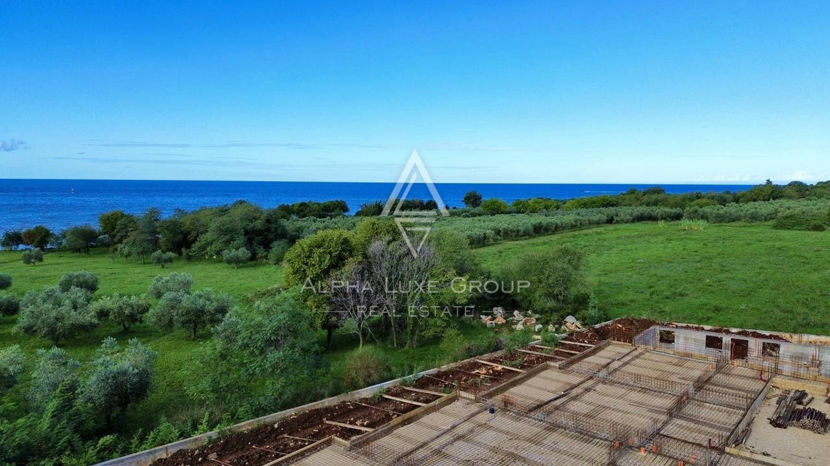 Istria, Salvore: Moderne case fronte mare con vista