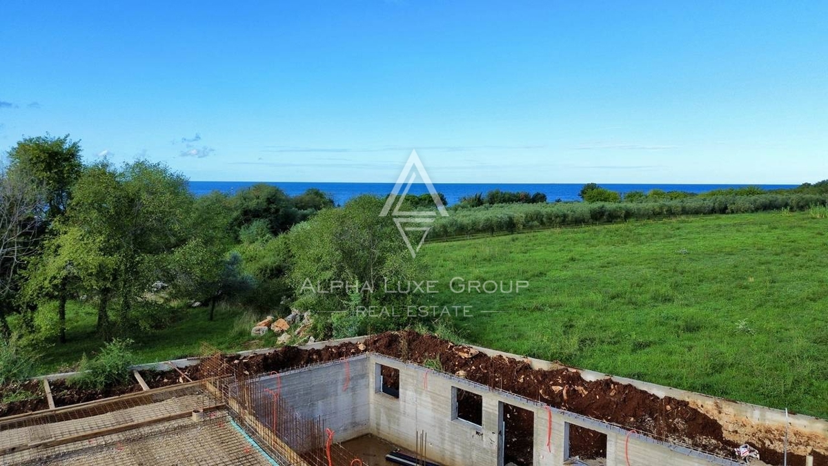 Istria, Salvore: Moderne case fronte mare con vista