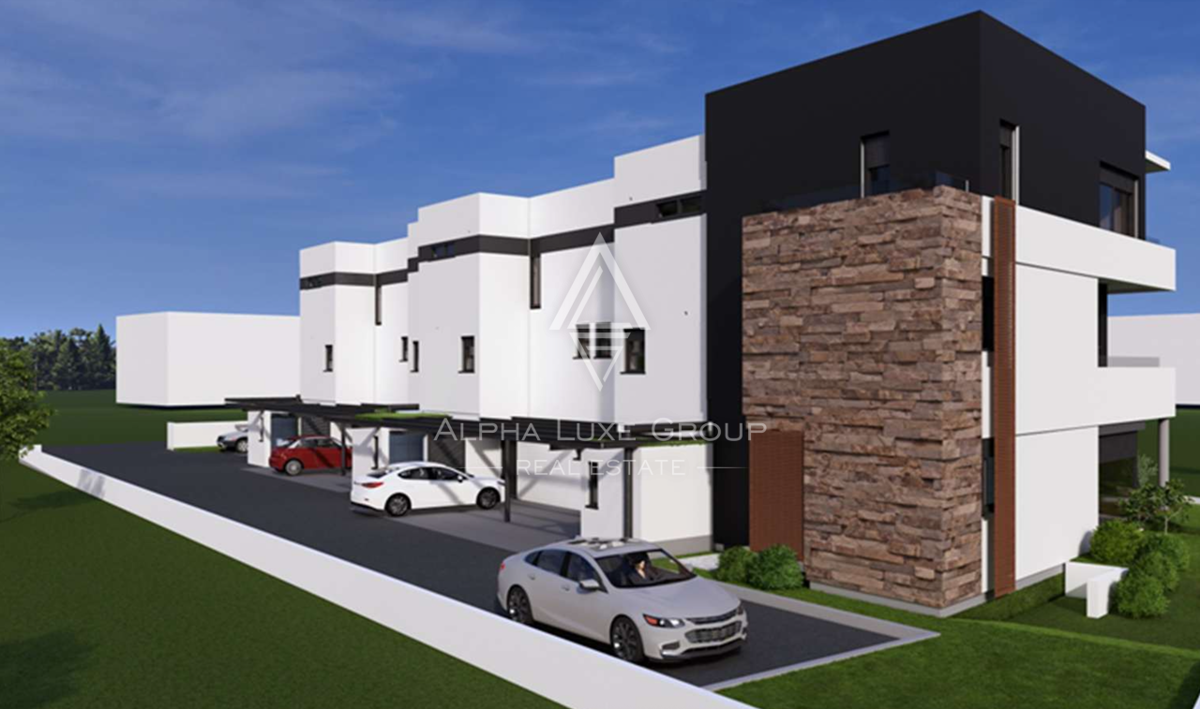 Istria, Salvore: Moderne case fronte mare con vista