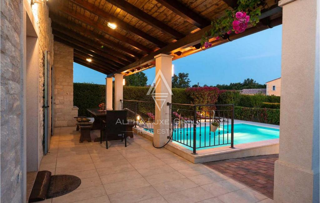 Istria, Tinjan: Casa rurale con piscina privata