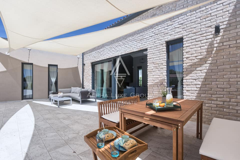 Istria, Vodnjan: Villa elegante con piscina riscaldata