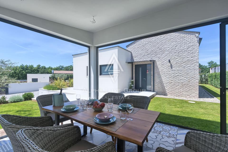 Istria, Vodnjan: Villa elegante con piscina riscaldata