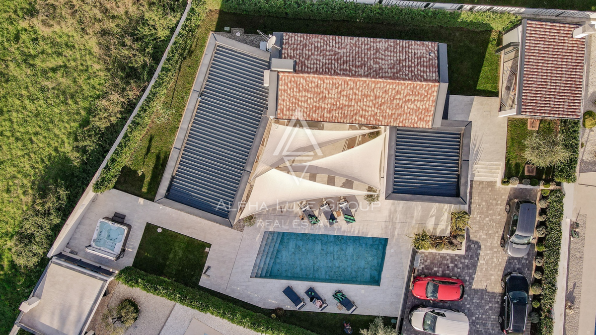 Istria, Vodnjan: Villa elegante con piscina riscaldata