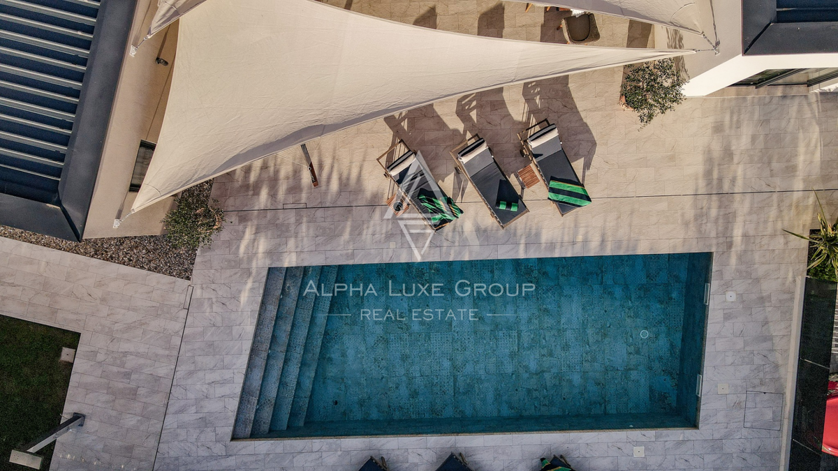 Istria, Vodnjan: Villa elegante con piscina riscaldata