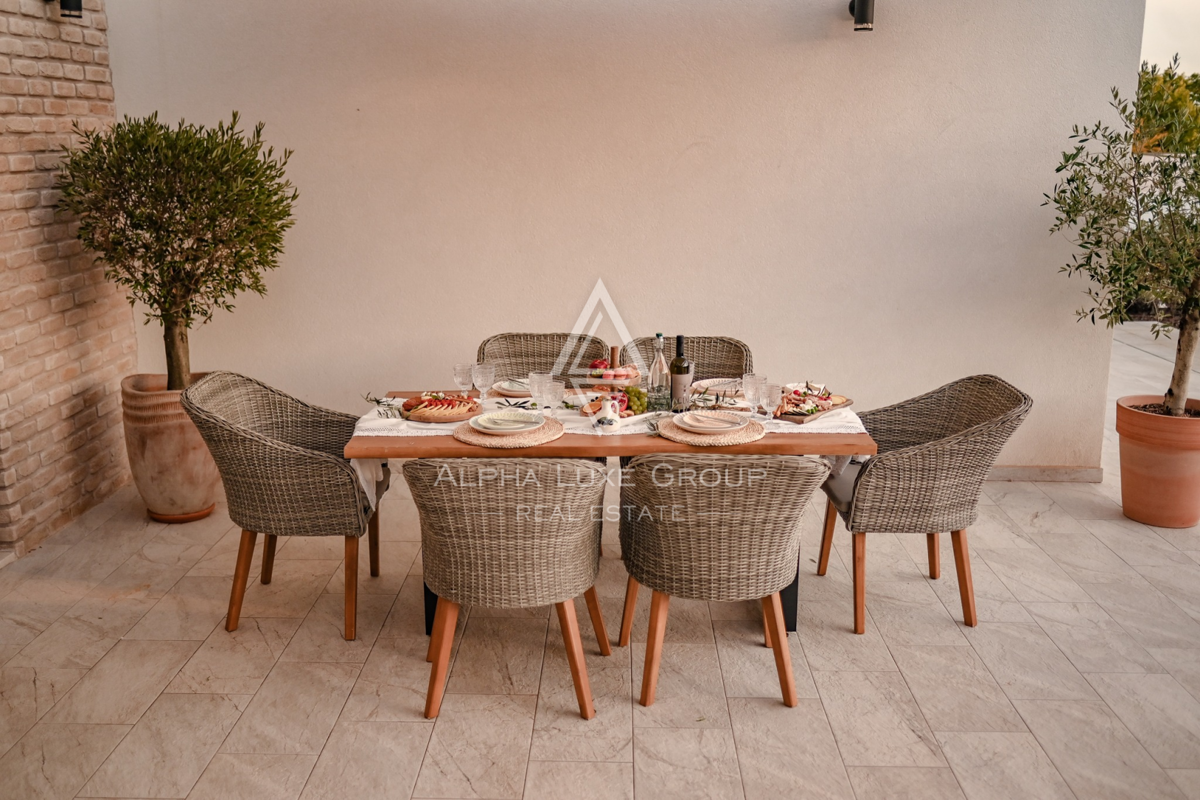 Istria, Vodnjan: Villa elegante con piscina riscaldata