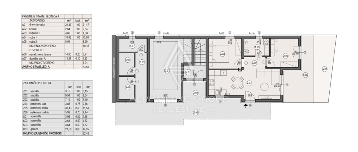 Istria, Pula: Appartamento piano terra con giardino