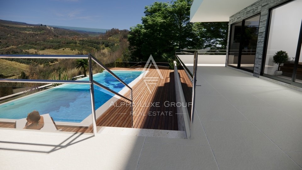 Istria: Villa esclusiva con vista mare - Nuova costruzione