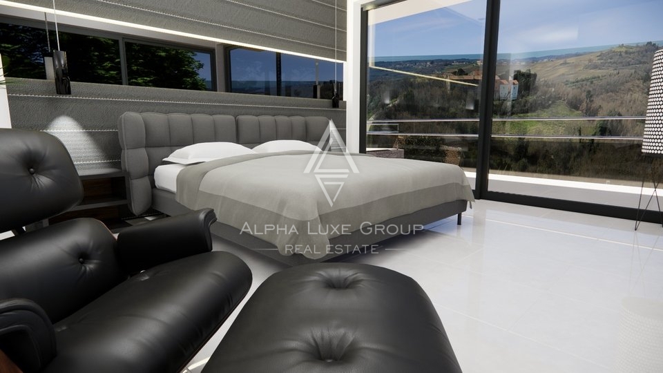 Istria: Villa esclusiva con vista mare - Nuova costruzione