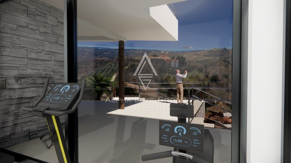 Istria: Villa esclusiva con vista mare - Nuova costruzione