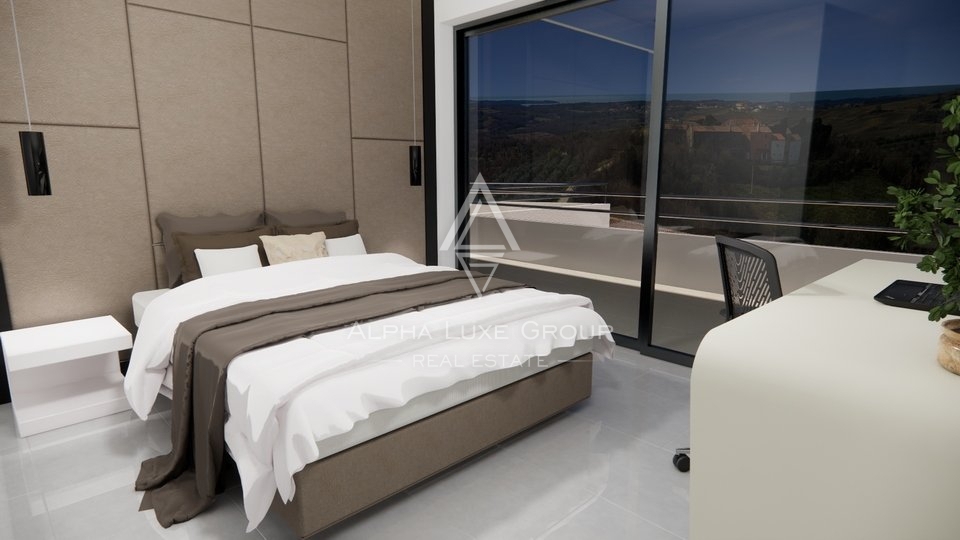 Istria: Villa esclusiva con vista mare - Nuova costruzione
