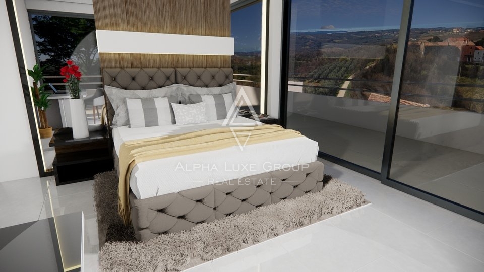 Istria: Villa esclusiva con vista mare - Nuova costruzione