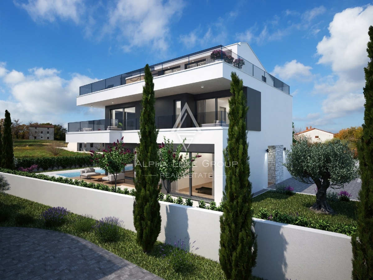 Dintorni di Poreč - Villa indipendente serena con terrazza panoramica
