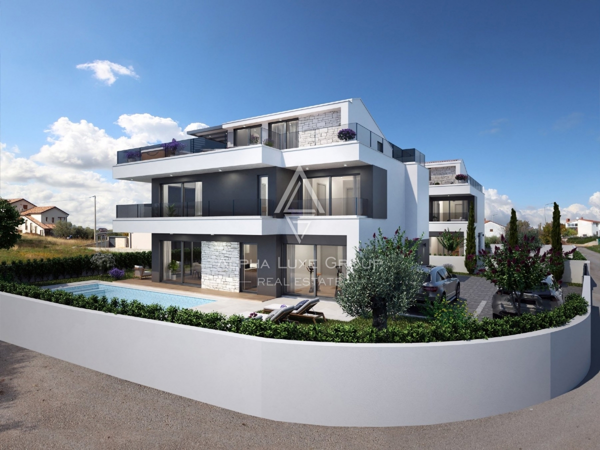 Dintorni di Poreč - Villa indipendente serena con terrazza panoramica