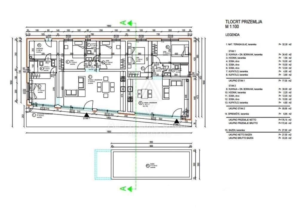 Casa di nuova costruzione con piscina, Istria, Labin
