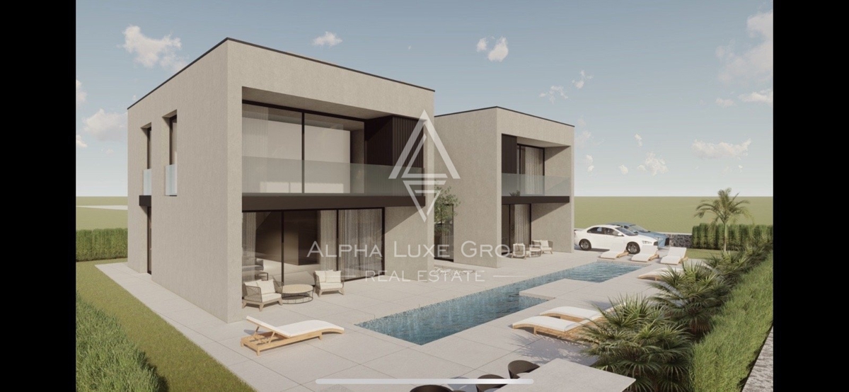 VILLA DI LUSSO IN COSTRUZIONE CON PISCINA, ISTRIA, POREČ