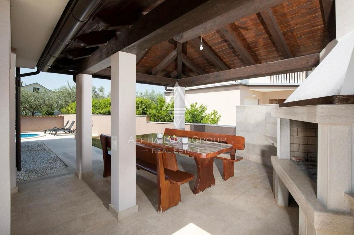 Marčana, Istria: Villa arredata con piscina e garage